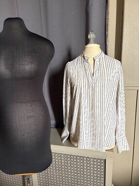 LOFT Notch Collar Blouse